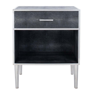 Safavieh Couture Tammy 1 Drawer Faux Shagreen Nightstand, SFV1532