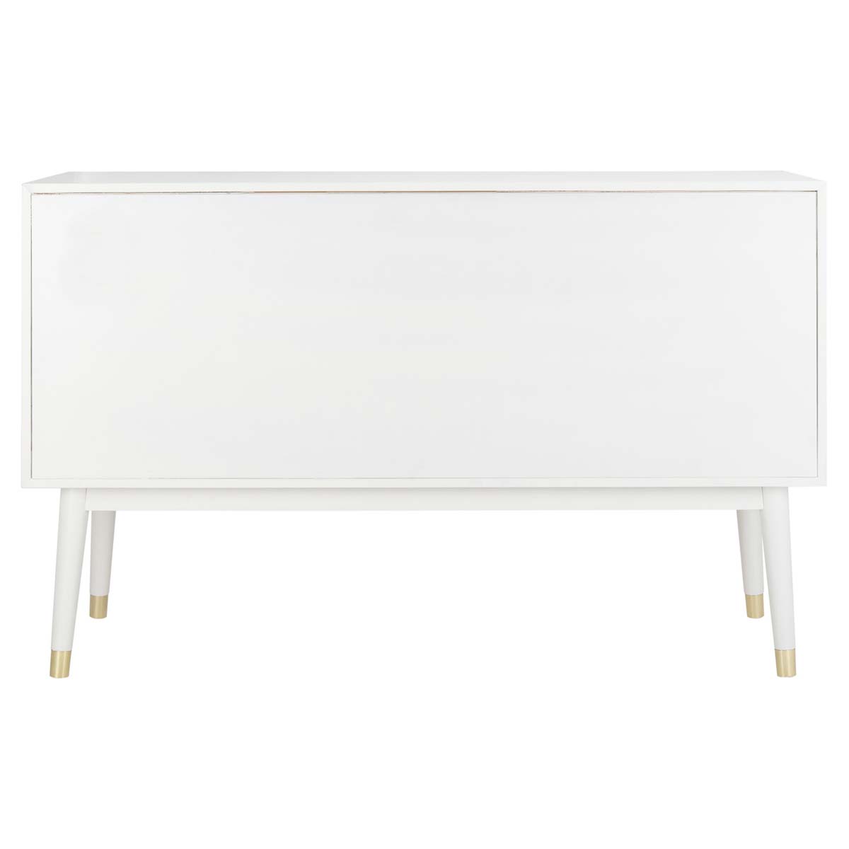 Safavieh Couture Madden Retro Dresser - White / Brass