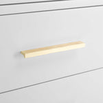 Safavieh Couture Madden Retro Dresser - White / Brass