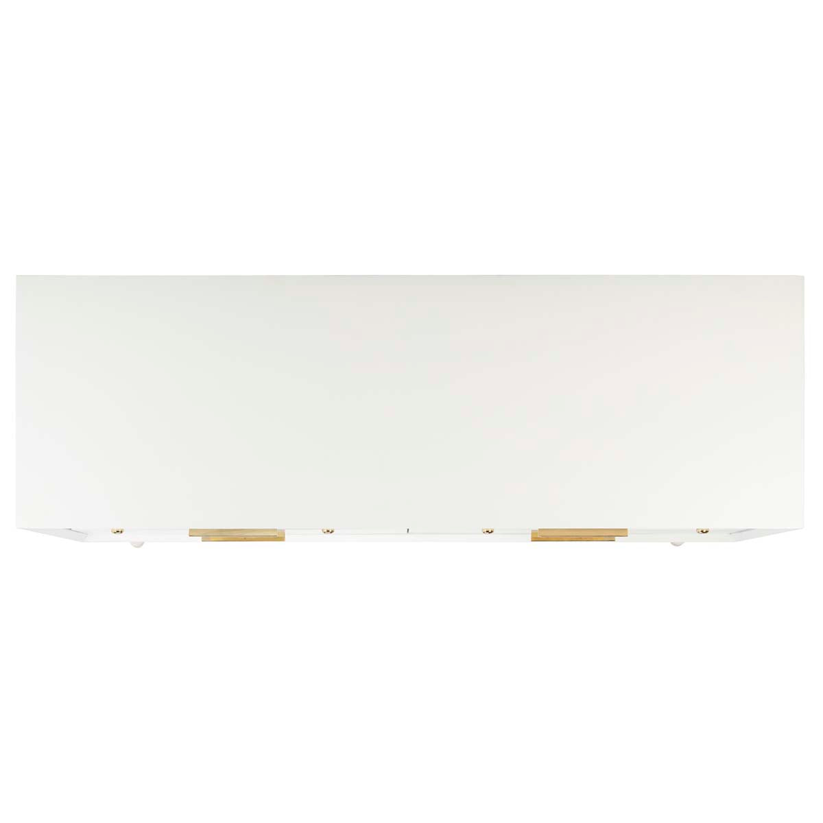 Safavieh Couture Madden Retro Dresser - White / Brass