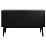 Safavieh Couture Madden Retro Dresser - Black / Brass