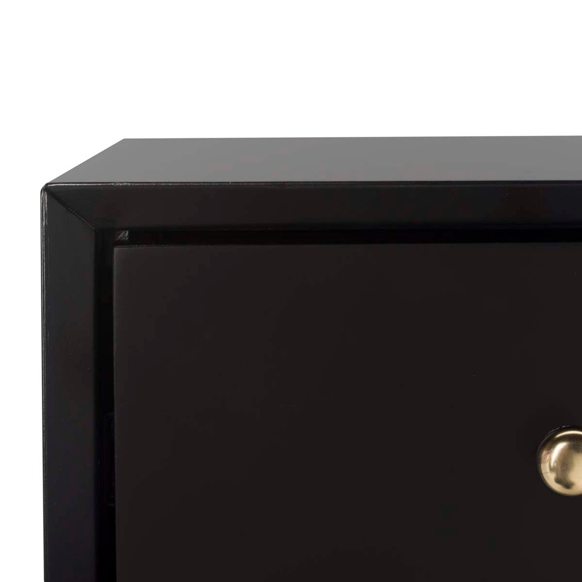 Safavieh Couture Madden Retro Dresser - Black / Brass