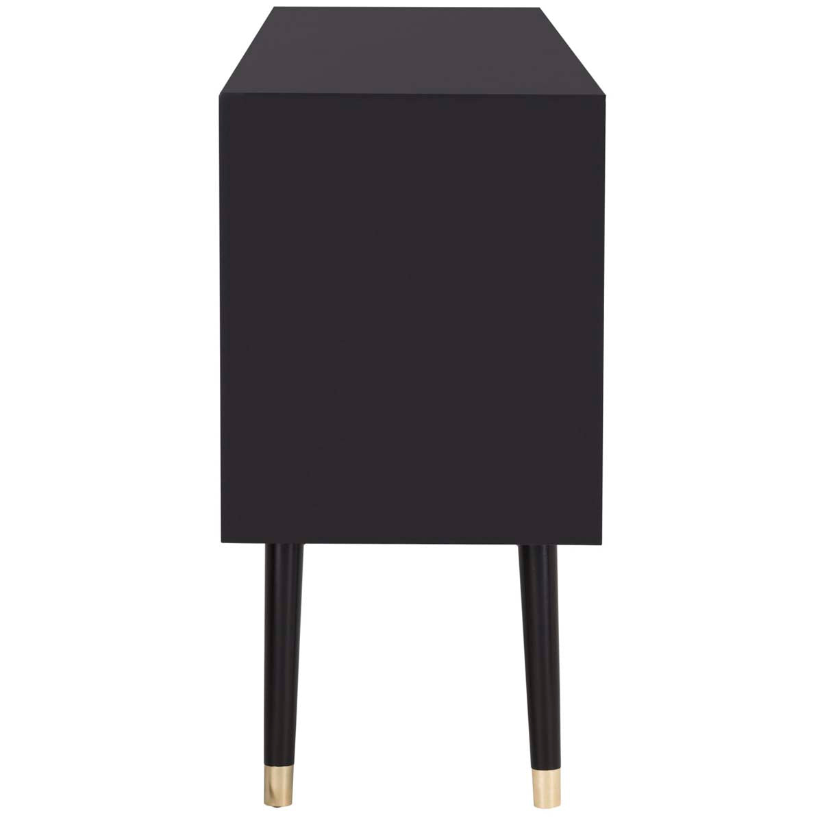 Safavieh Couture Madden Retro Dresser - Black / Brass