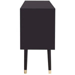 Safavieh Couture Madden Retro Dresser - Black / Brass