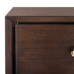 Safavieh Couture Madden Retro Dresser - Walnut / Brass