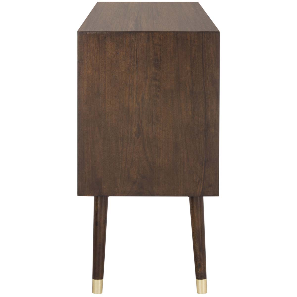 Safavieh Couture Madden Retro Dresser - Walnut / Brass