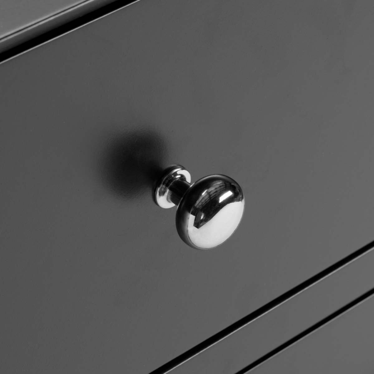 Safavieh Couture Madden Retro Dresser - Black / Silver