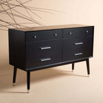 Safavieh Couture Madden Retro Dresser - Black / Silver