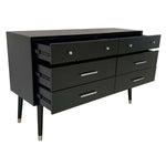 Safavieh Couture Madden Retro Dresser - Black / Silver