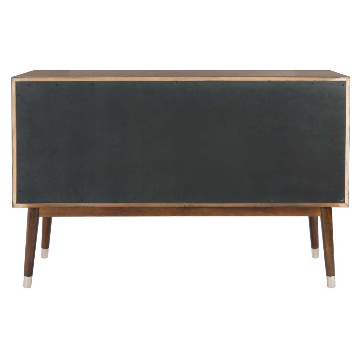 Safavieh Couture Madden Retro Dresser - Walnut / Silver