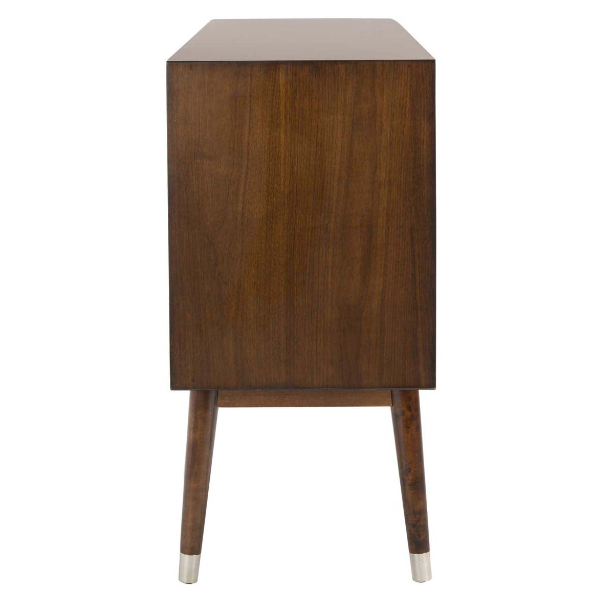 Safavieh Couture Madden Retro Dresser - Walnut / Silver
