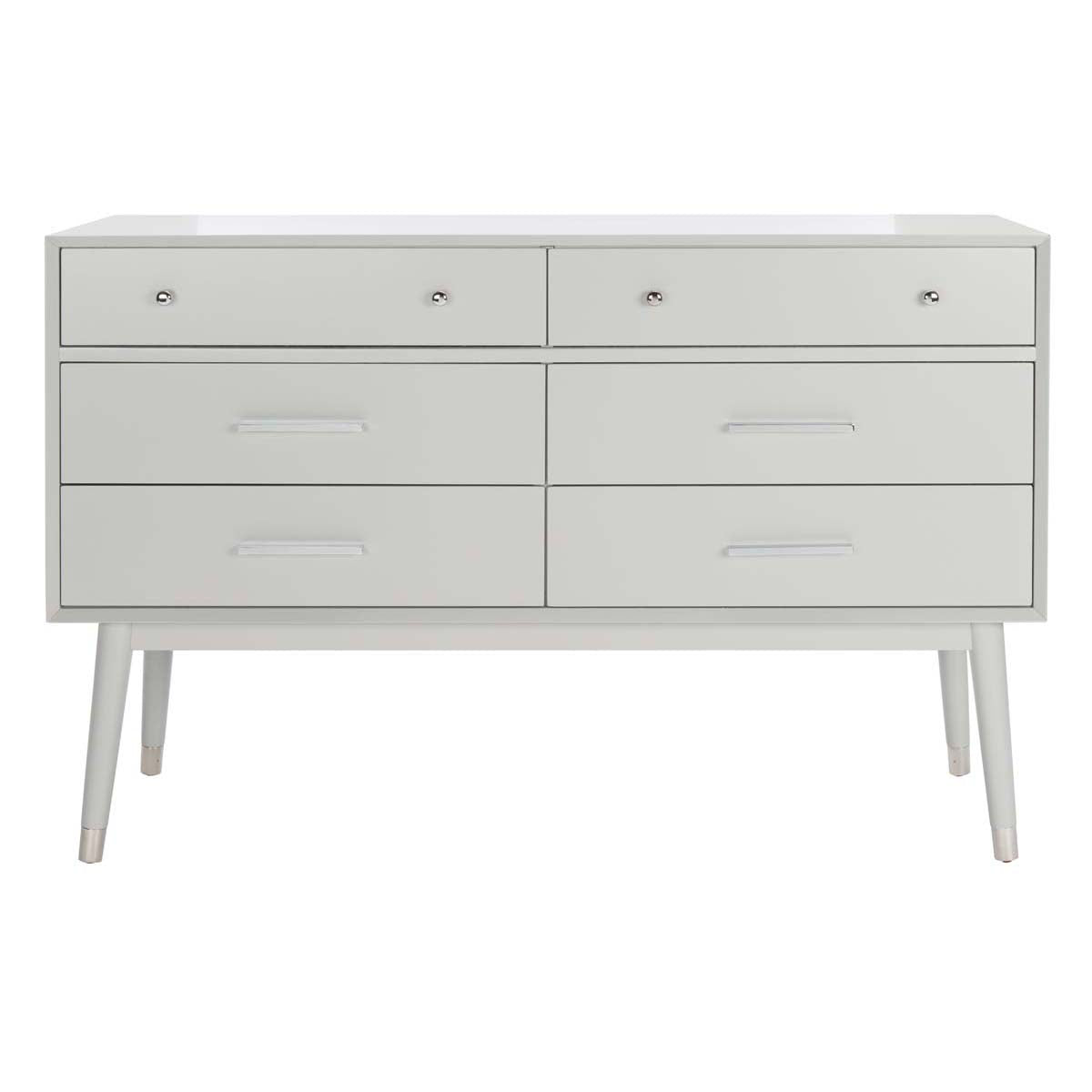Safavieh Couture Madden Retro Dresser - Grey / Silver