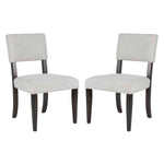 Safavieh Couture Luis Wood Dining Chair, SFV2107 - Dark Brown / Light Taupe