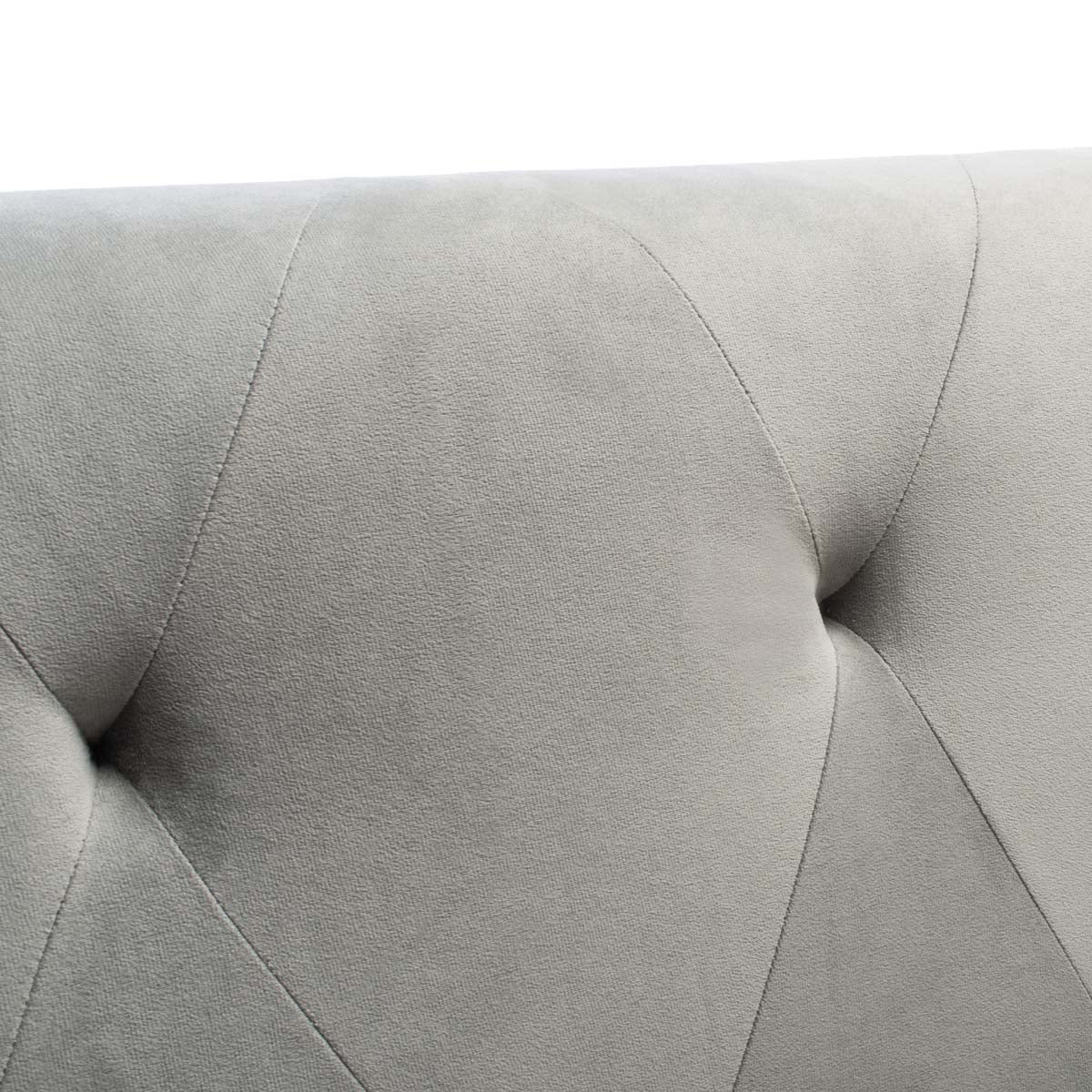 Safavieh Couture Konrad Velvet Sofa - Grey