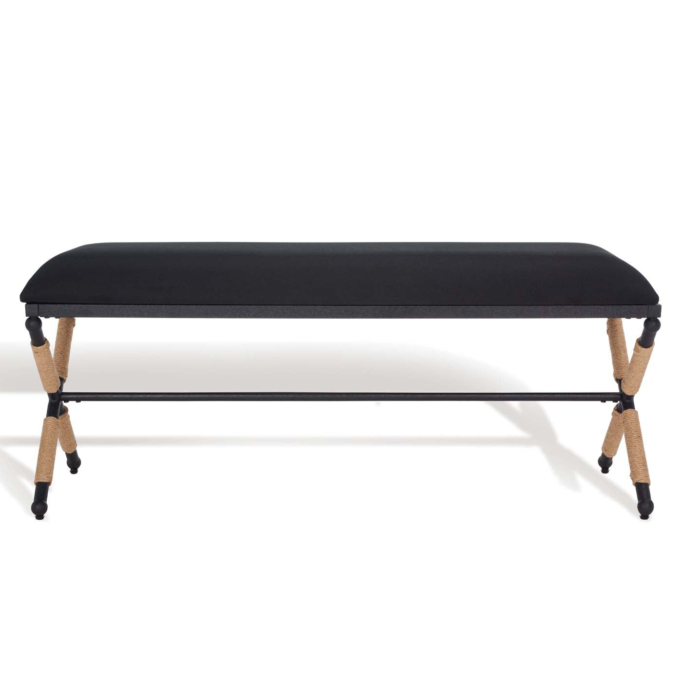 Safavieh Couture Carmelo Hemp Wrapped Bench