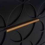 Safavieh Couture Emelia 6 Drawer Dresser - Black / Gold