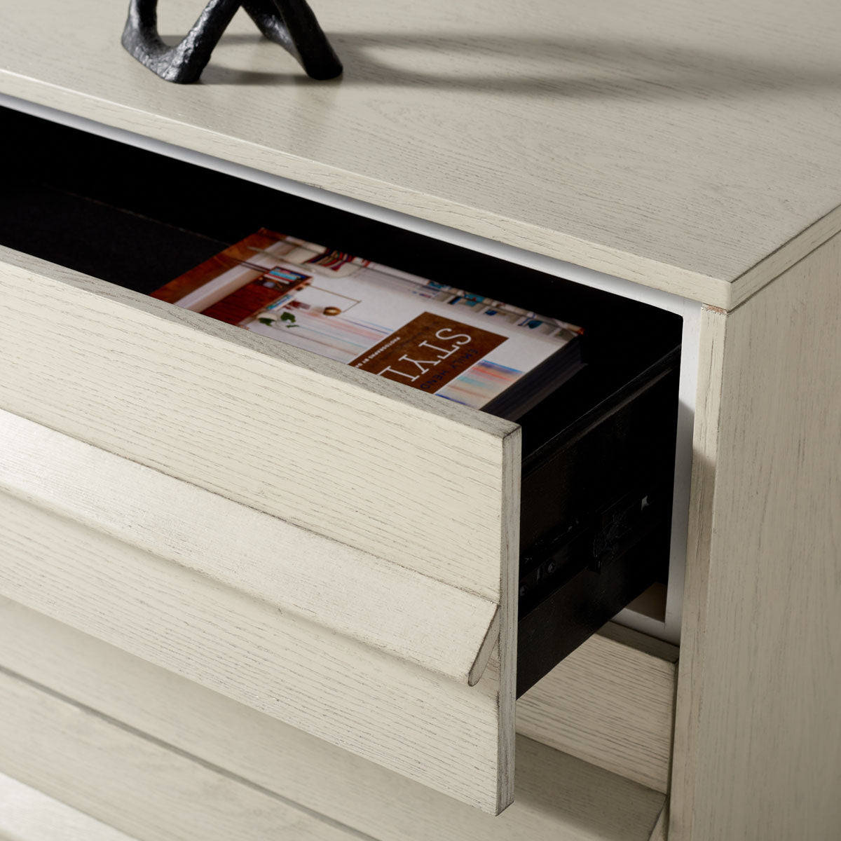 Safavieh Couture Deirdra 3 Drawer Wood Chest - White Wash