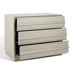Safavieh Couture Deirdra 3 Drawer Wood Chest - White Wash