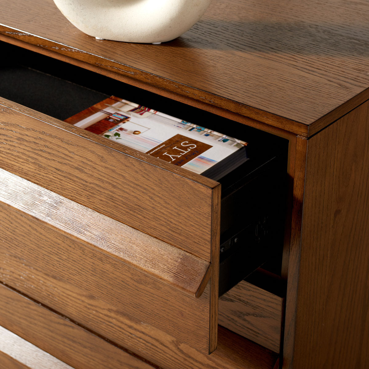 Safavieh Couture Deirdra 3 Drawer Wood Chest - Medium Oak