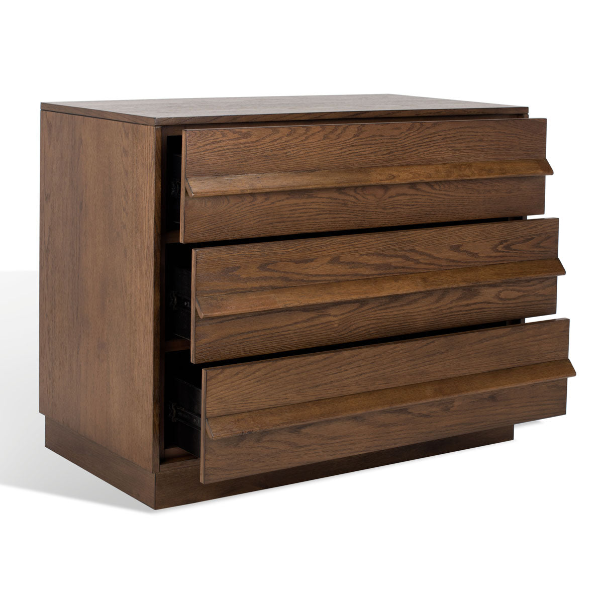 Safavieh Couture Deirdra 3 Drawer Wood Chest - Medium Oak
