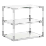 Safavieh Couture Louisa Acyrlic End Table - Silver