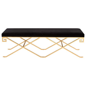 Safavieh Couture Talita Velvet Bench, SFV3503