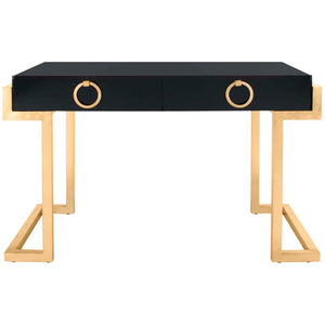 Safavieh Couture Maia 2 Drawer Lacquer Desk, SFV3504