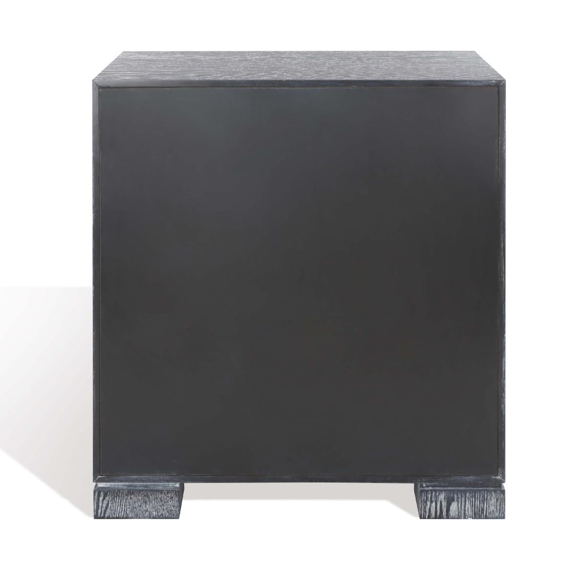 Safavieh Couture Laila Lacquer Chest - Black Cerused Oak