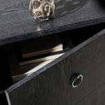 Safavieh Couture Laila Lacquer Chest - Black Cerused Oak