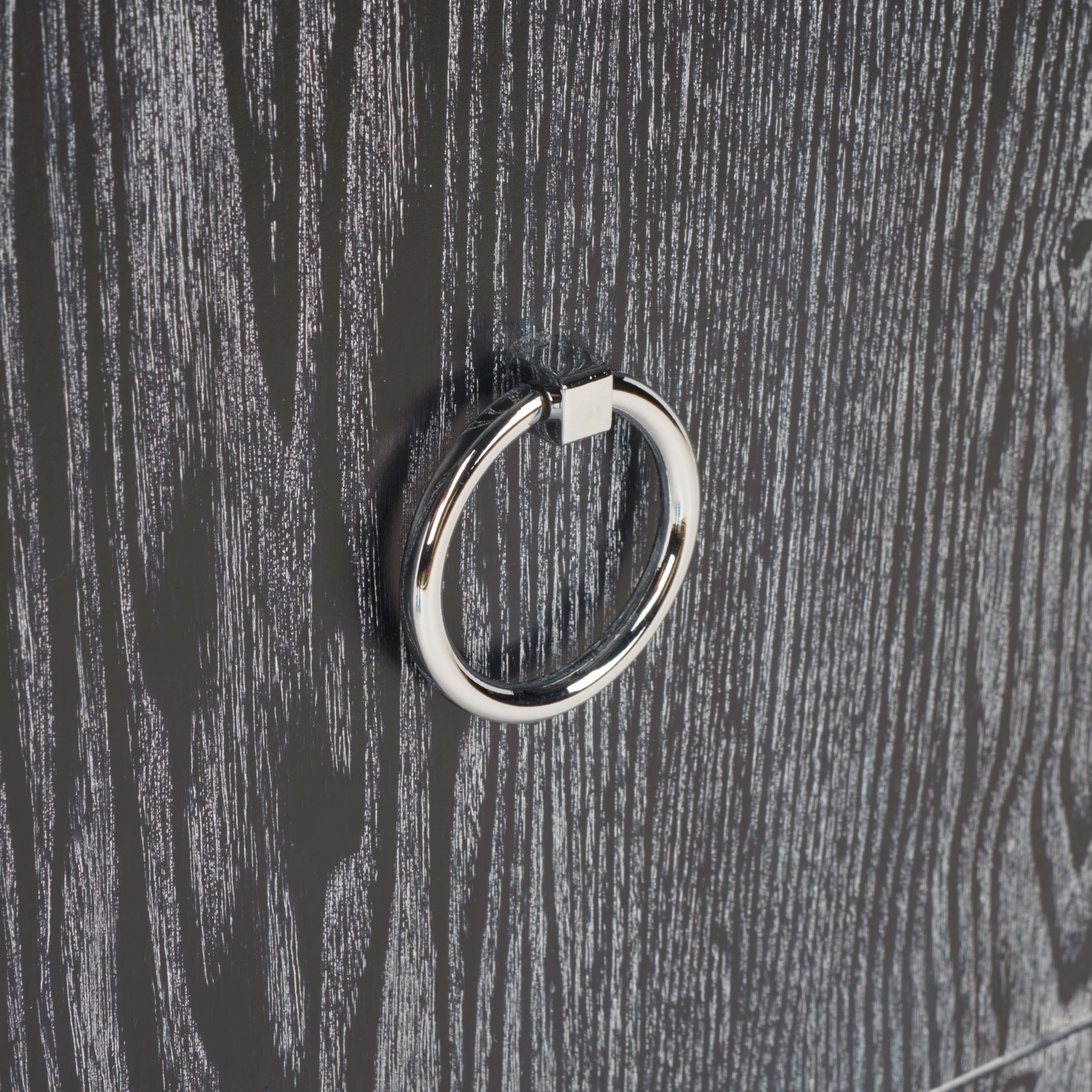 Safavieh Couture Laila Lacquer Chest - Black Cerused Oak