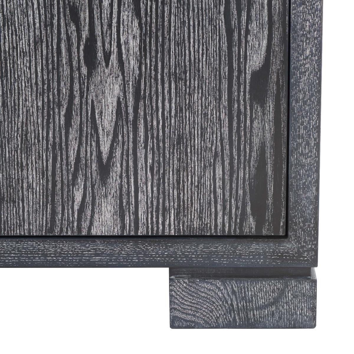 Safavieh Couture Laila Lacquer Chest - Black Cerused Oak