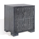 Safavieh Couture Laila Lacquer Chest - Black Cerused Oak