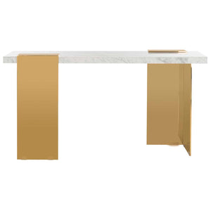Safavieh Couture Mycha Marble Console Table, SFV3542