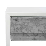 Safavieh Couture Arcelia Acrylic Eglomise Side Table - White