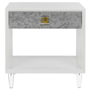 Safavieh Couture Arcelia Acrylic Eglomise Side Table, SFV3543