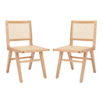 Safavieh Couture Hattie French Cane Dining Chair (Set of 2) - Natural