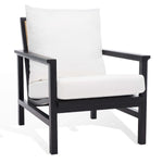 Safavieh Couture Maddison Cane Back Accent Chair - Black / Natural