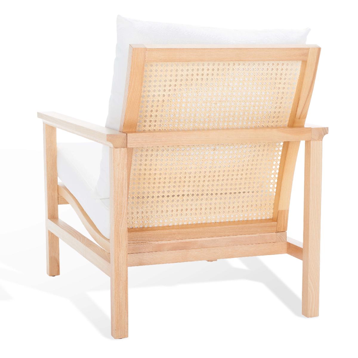 Safavieh Couture Maddison Cane Back Accent Chair - Natural