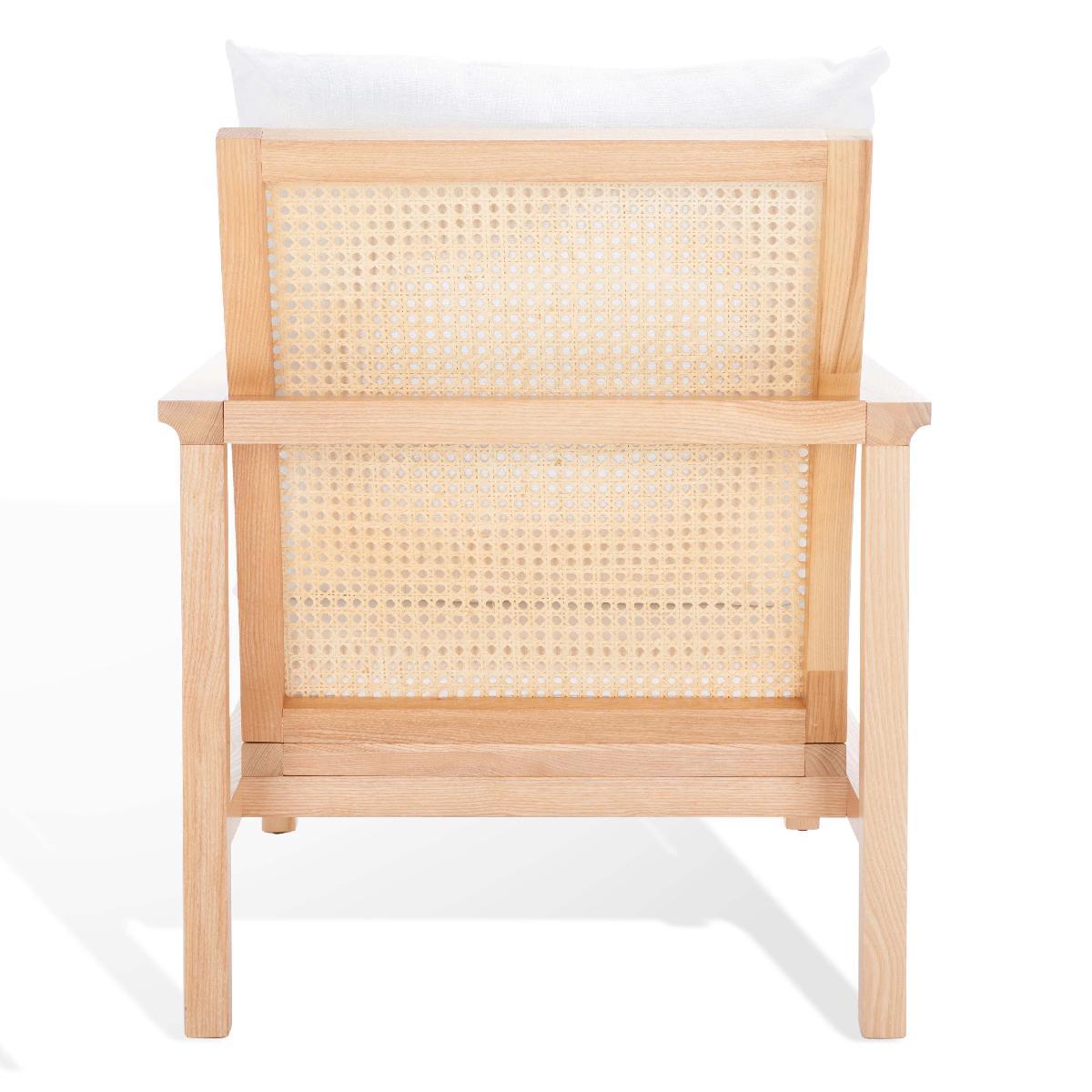 Safavieh Couture Maddison Cane Back Accent Chair - Natural