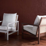 Safavieh Couture Maddison Cane Back Accent Chair - White / Natural