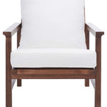 Safavieh Couture Maddison Cane Back Accent Chair - Walnut / Natural