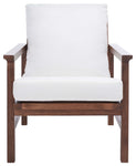 Safavieh Couture Maddison Cane Back Accent Chair - Walnut / Natural