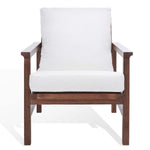 Safavieh Couture Maddison Cane Back Accent Chair - Walnut / Natural