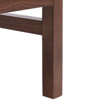 Safavieh Couture Maddison Cane Back Accent Chair - Walnut / Natural