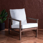 Safavieh Couture Maddison Cane Back Accent Chair - Walnut / Natural