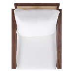 Safavieh Couture Maddison Cane Back Accent Chair - Walnut / Natural