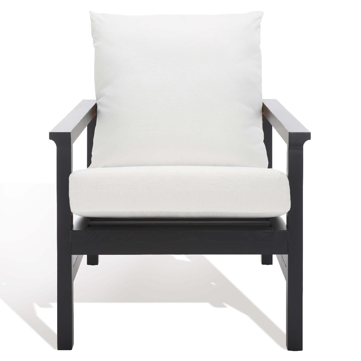 Safavieh Couture Emmalee Cord Back Accent Chair - Black / Natural