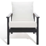 Safavieh Couture Emmalee Cord Back Accent Chair - Black / Natural