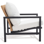 Safavieh Couture Emmalee Cord Back Accent Chair - Black / Natural