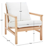 Safavieh Couture Emmalee Cord Back Accent Chair - Natural